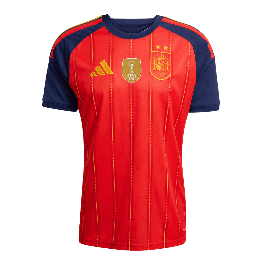 Tricouri Fotbal Spania Acasă Cupa Mondială 2026 Champion Edition - Premium