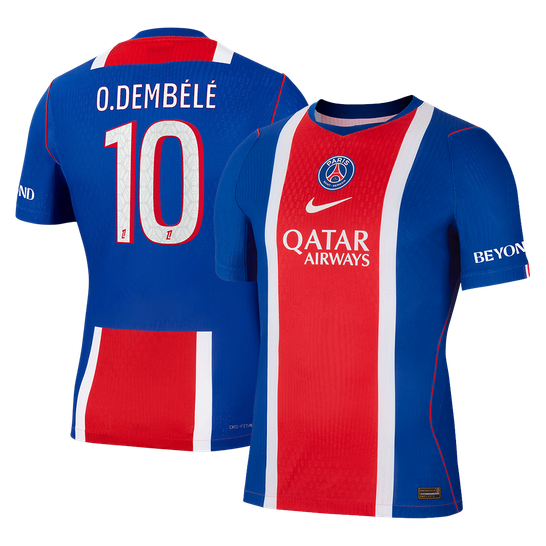 Tricouri Fotbal PSG O. DEMBÉLÉ #10 Acasă 2026/27 Authentic