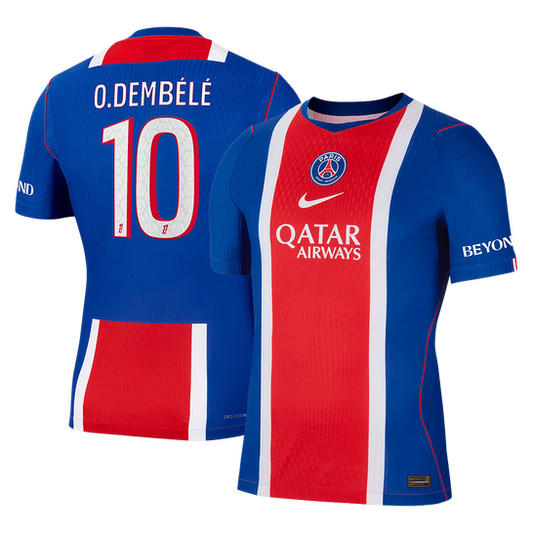 Tricouri Fotbal PSG O. DEMBÉLÉ #10 Acasă 2026/27 Authentic