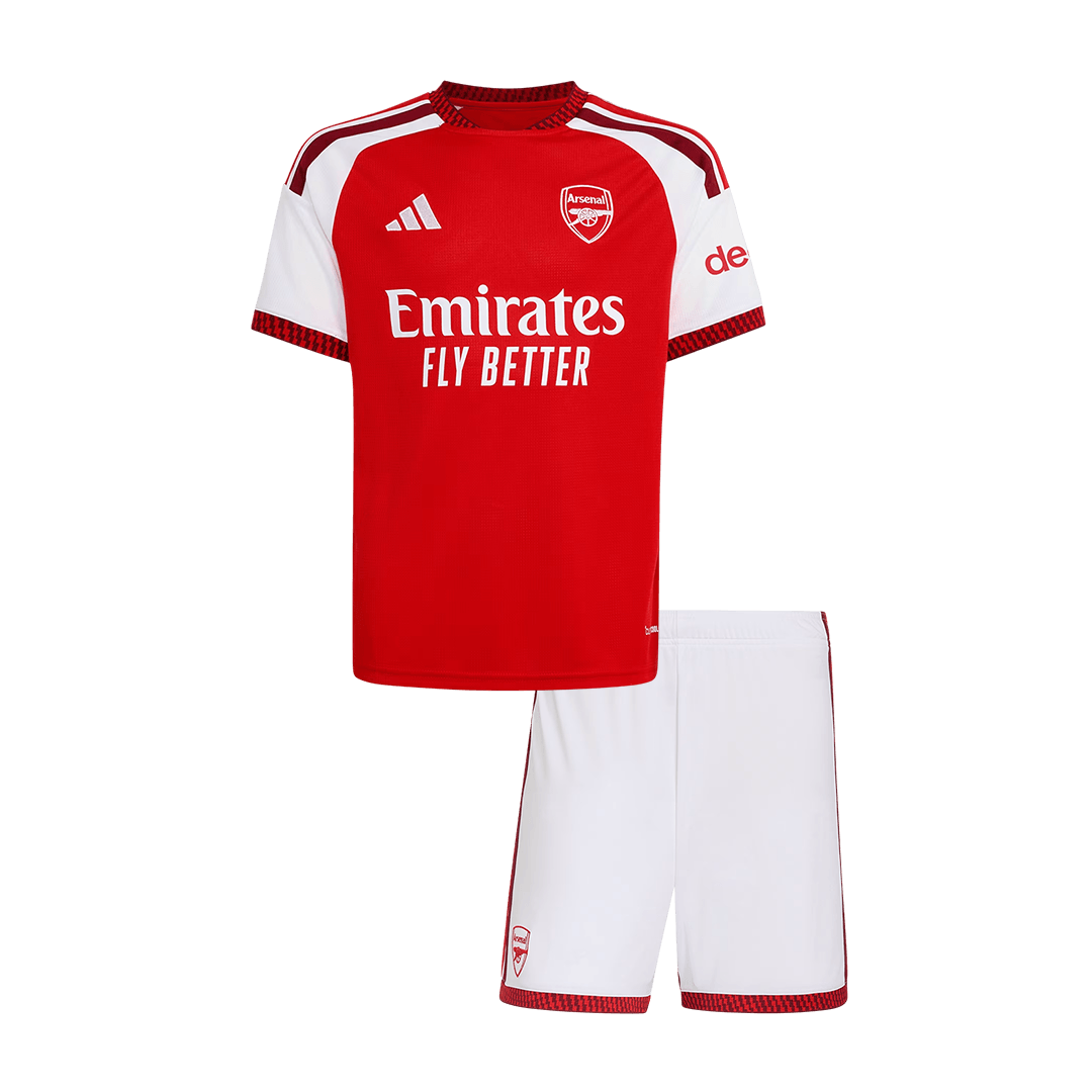Set Tricouri Fotbal Arsenal Acasă 2026/27 Pentru Copii - Premium
