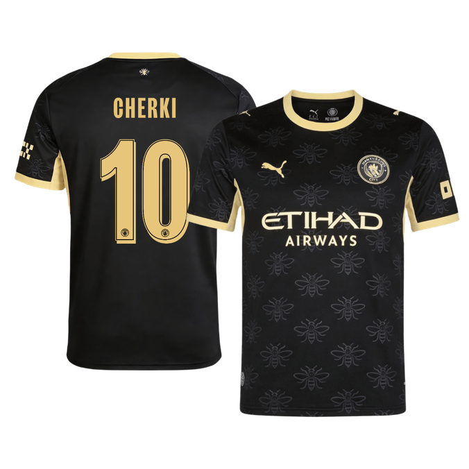 Tricouri Fotbal Manchester City CHERKI #10 Deplasare 2026/27 - UCL