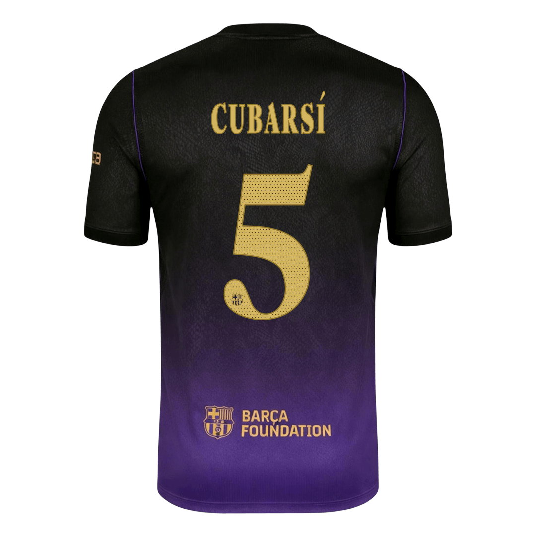 Tricouri Fotbal Barcelona CUBARSÍ #5 Deplasare 2026/27 - UCL