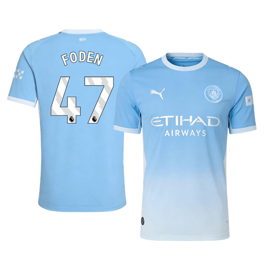 Tricouri Fotbal Manchester City FODEN #47 Acasă 2026/27 Authentic