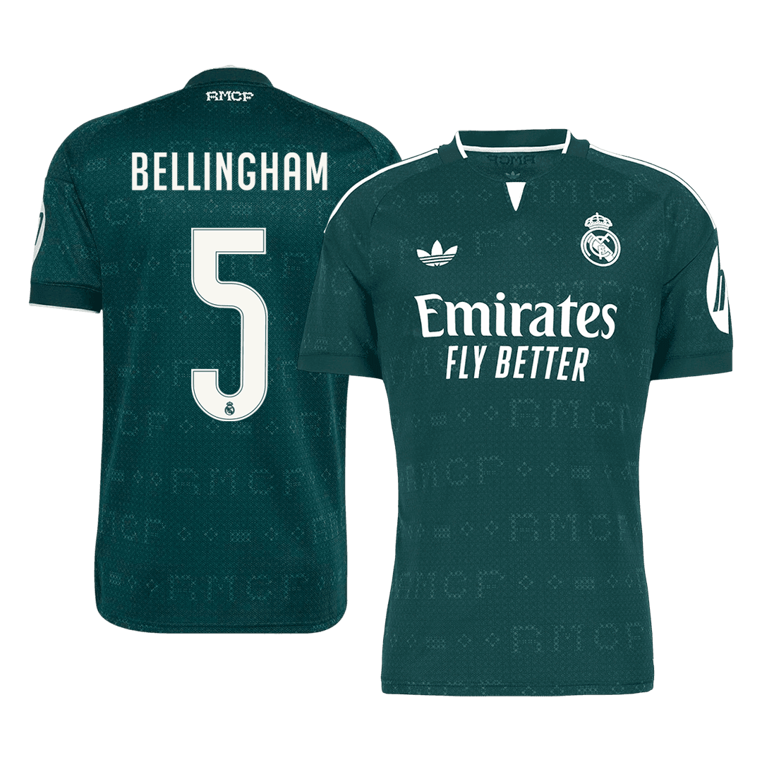 Tricouri Fotbal Real Madrid BELLINGHAM #5 Deplasare 2026/27
