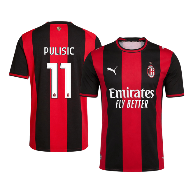 Tricouri Fotbal AC Milan PULISIC #11 Acasă 2026/27 Authentic