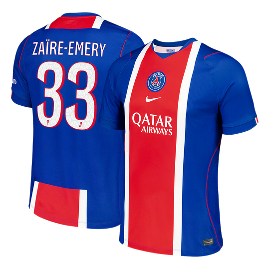 Tricouri Fotbal PSG ZAÏRE-EMERY #33 Acasă 2026/27 - Premium