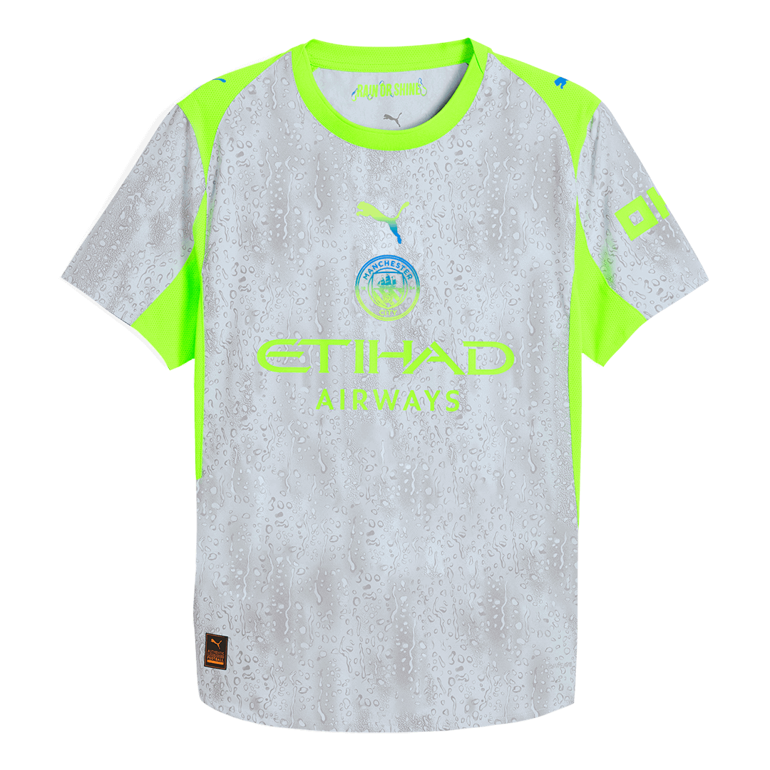 Tricouri Fotbal Manchester City Treilea 2025/26 Authentic