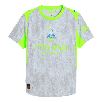 Tricouri Fotbal Manchester City Treilea 2025/26 Authentic