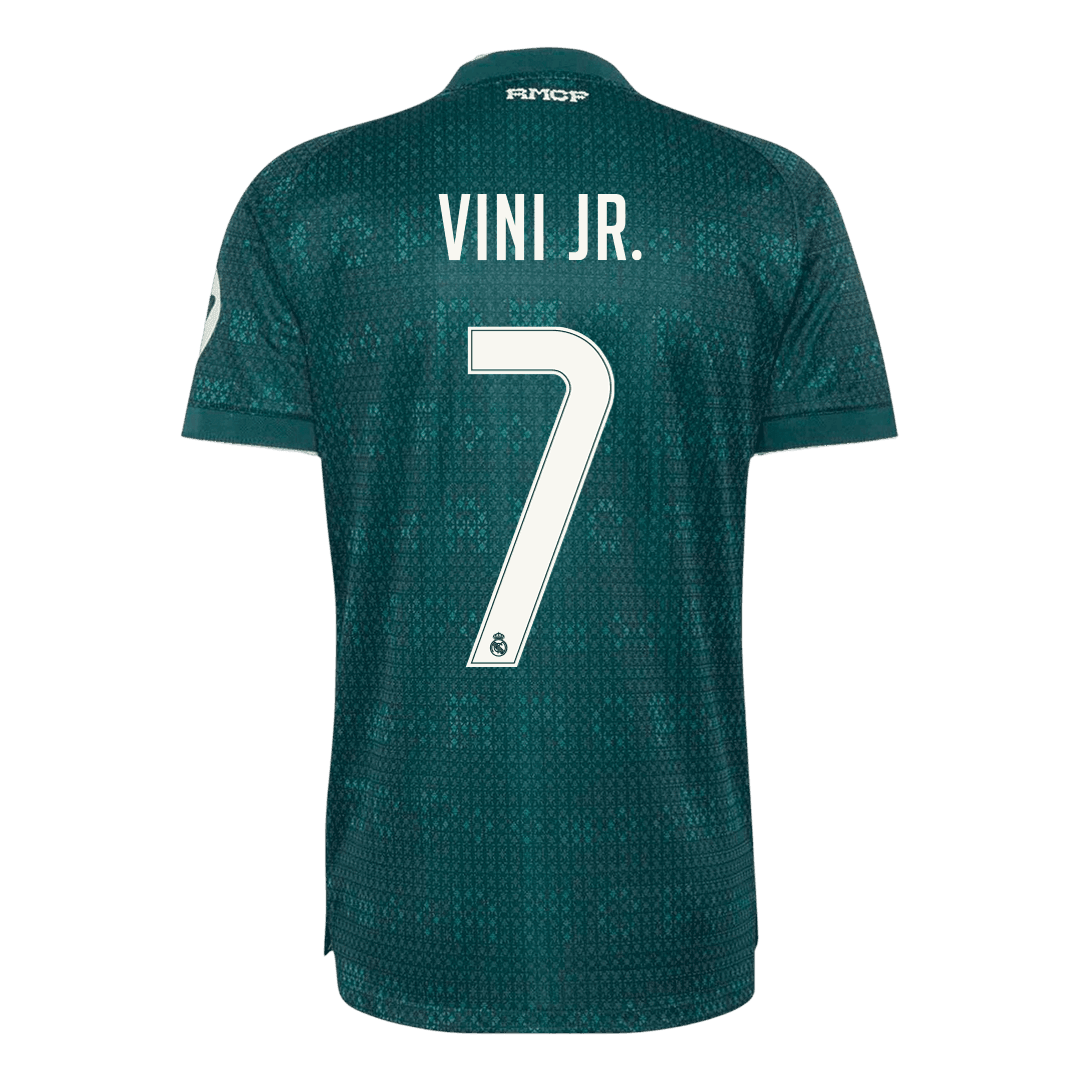 Tricouri Fotbal Real Madrid VINI JR. #7 Deplasare 2026/27 Authentic