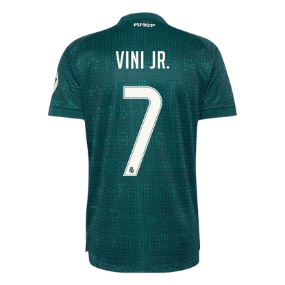 Tricouri Fotbal Real Madrid VINI JR. #7 Deplasare 2026/27 Authentic