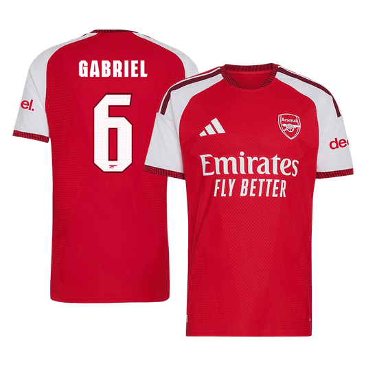 Tricouri Fotbal Arsenal GABRIEL #6 Acasă 2026/27 Authentic - UCL
