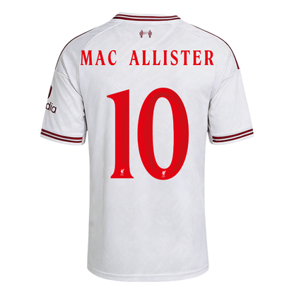 Tricouri Fotbal Liverpool MAC ALLISTER #10 Deplasare 2026/27 - UCL