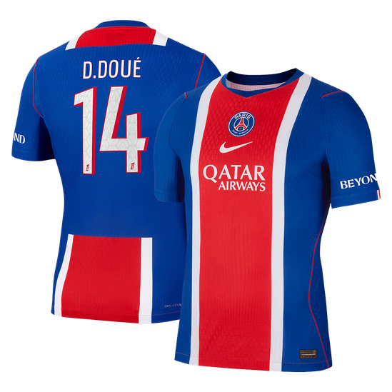 Tricouri Fotbal PSG D. DOUÉ #14 Acasă 2026/27 Authentic