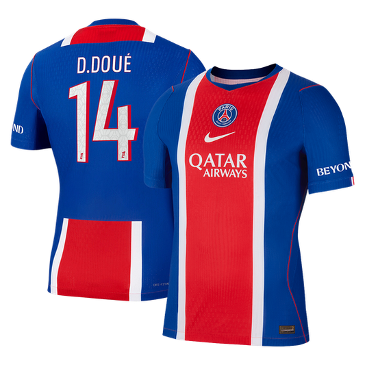 Tricouri Fotbal PSG D. DOUÉ #14 Acasă 2026/27 Authentic