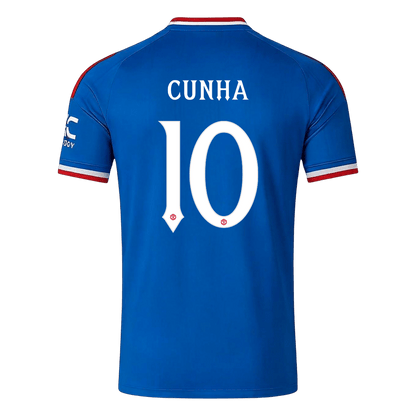 Tricouri Fotbal Manchester United CUNHA #10 Deplasare 2026/27 - UCL