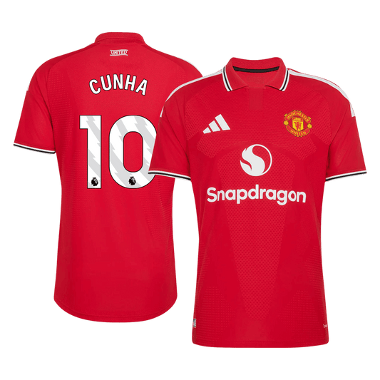 Tricouri Fotbal Manchester United CUNHA #10 Acasă 2026/27 Authentic