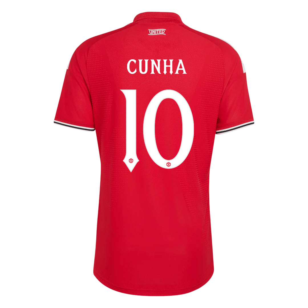 Tricouri Fotbal Manchester United CUNHA #10 Acasă 2026/27 Authentic - UCL