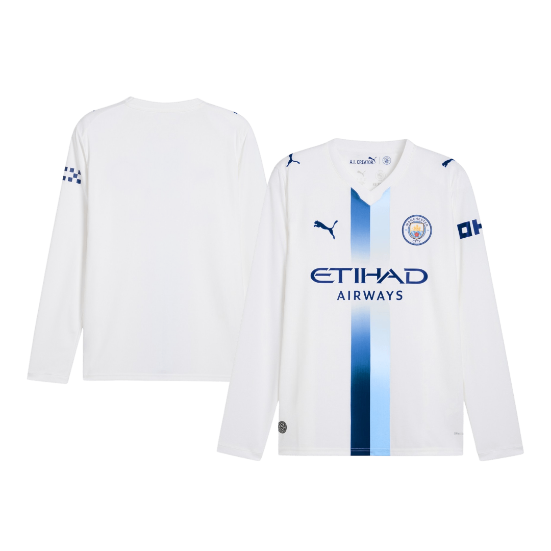 Tricouri Fotbal Manchester City Treilea 2026/27 Mânecă Lungă