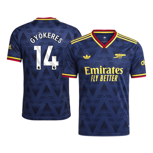 Tricouri Fotbal Arsenal GYÖKERES #14 Deplasare 2026/27 Authentic