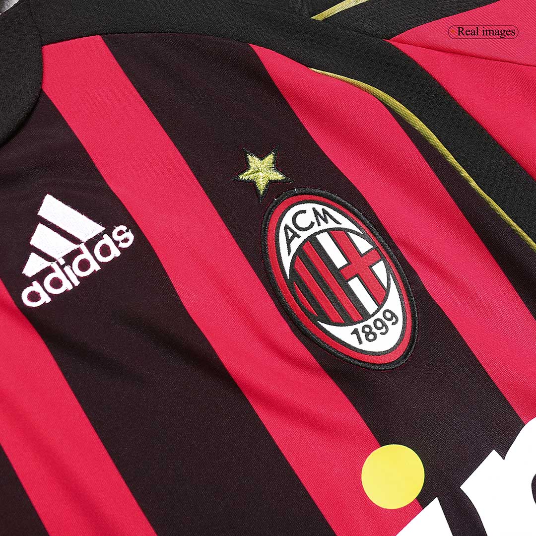 Tricouri Fotbal Vintage AC Milan RONALDO #99 Acasă 2006/07