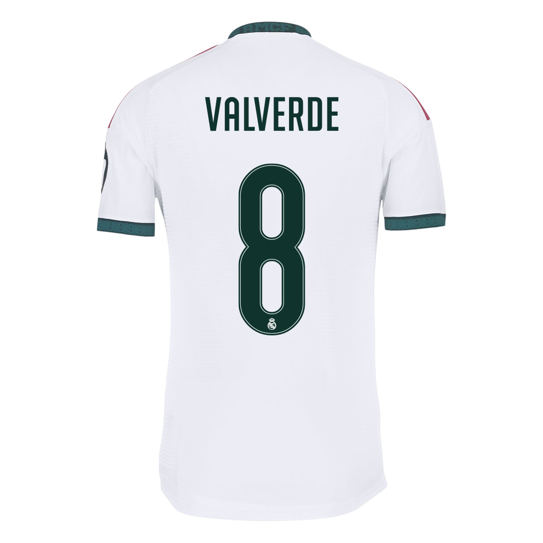 Tricouri Fotbal Real Madrid VALVERDE #8 Acasă 2026/27 Authentic