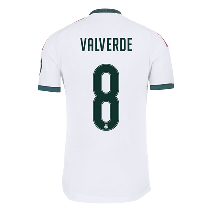 Tricouri Fotbal Real Madrid VALVERDE #8 Acasă 2026/27 Authentic