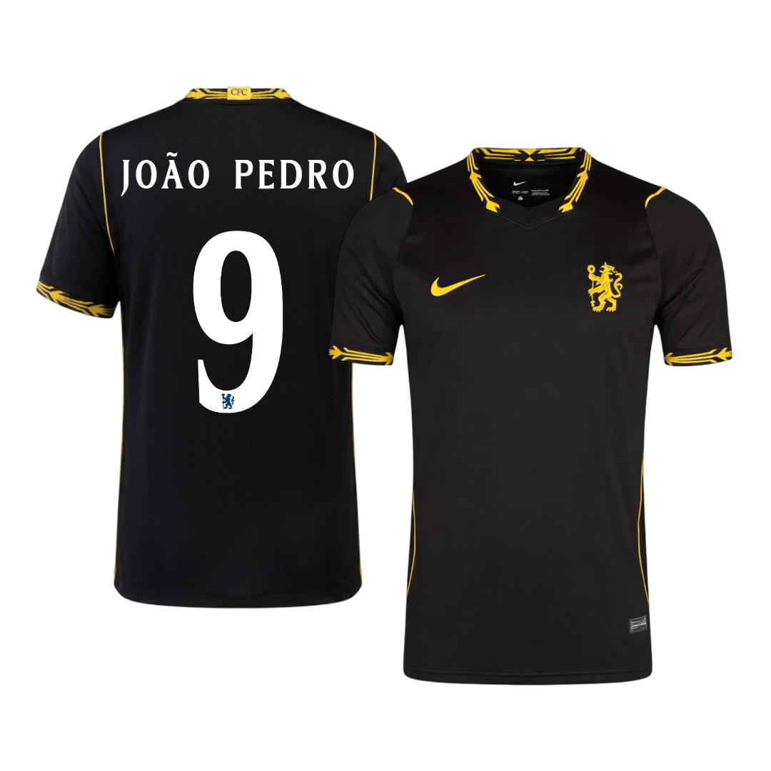 Tricouri Fotbal Chelsea JOÃO PEDRO #9 Deplasare 2026/27 - UCL