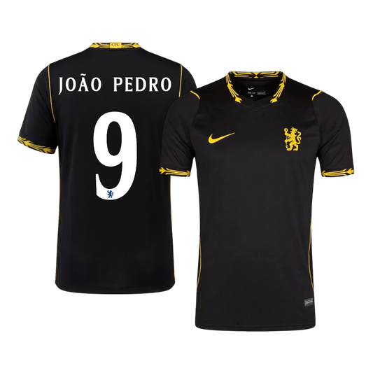 Tricouri Fotbal Chelsea JOÃO PEDRO #9 Deplasare 2026/27 - UCL