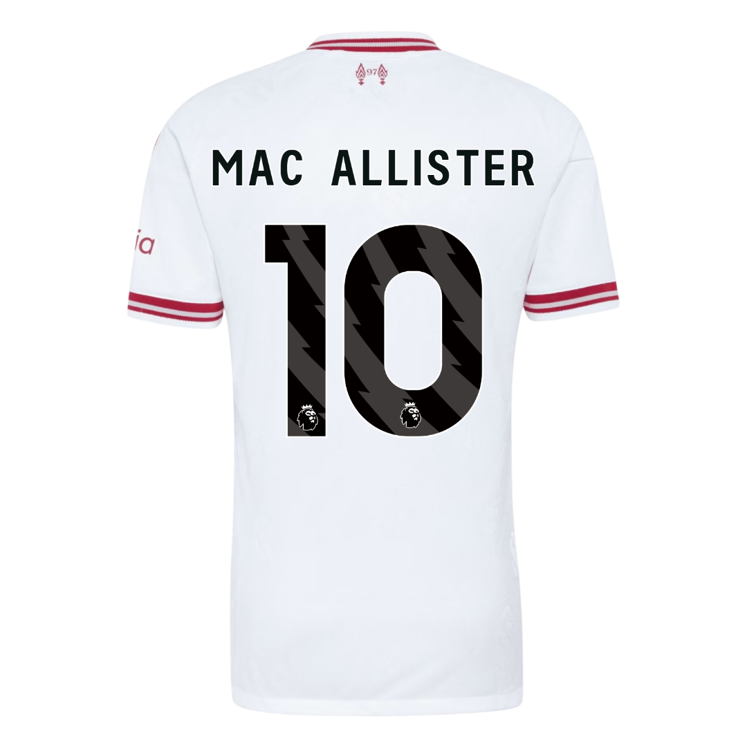 Tricouri Fotbal Liverpool MAC ALLISTER #10 Deplasare 2026/27 Authentic