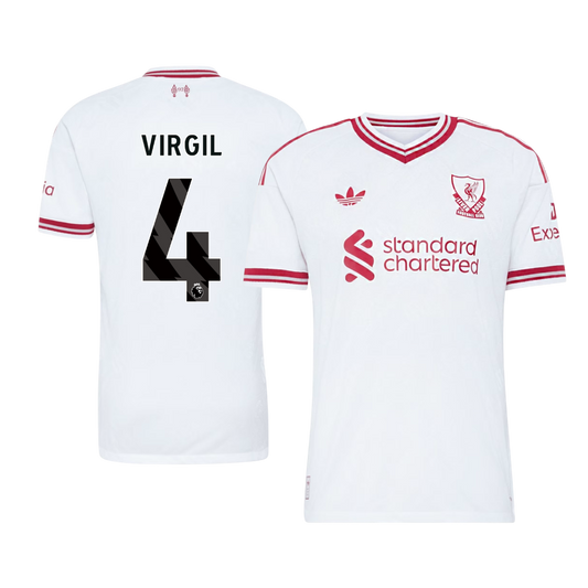 Tricouri Fotbal Liverpool VIRGIL #4 Deplasare 2026/27