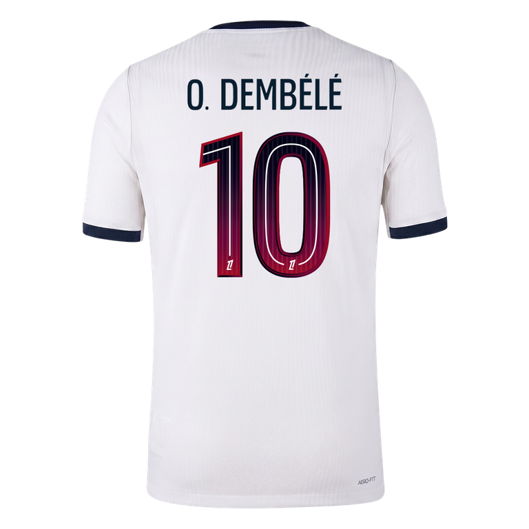 Tricouri Fotbal PSG O. DEMBÉLÉ #10 Deplasare 2026/27 Authentic
