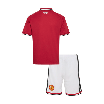 Set Tricouri Fotbal Manchester United Acasă 2026/27 Pentru Copii - Premium