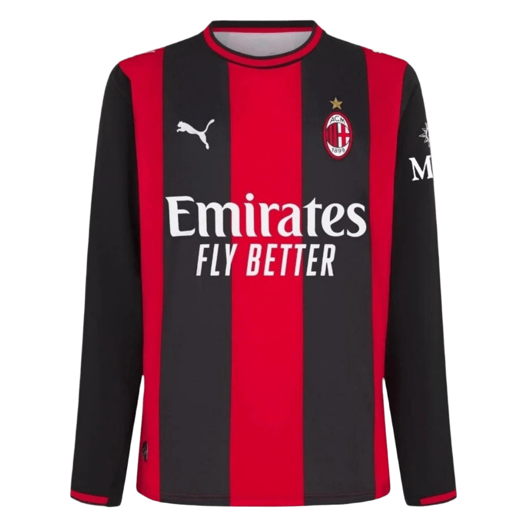 Tricouri Fotbal AC Milan Acasă 2026/27 Mânecă Lungă