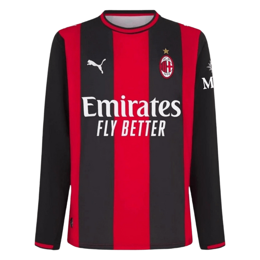 Tricouri Fotbal AC Milan Acasă 2026/27 Mânecă Lungă