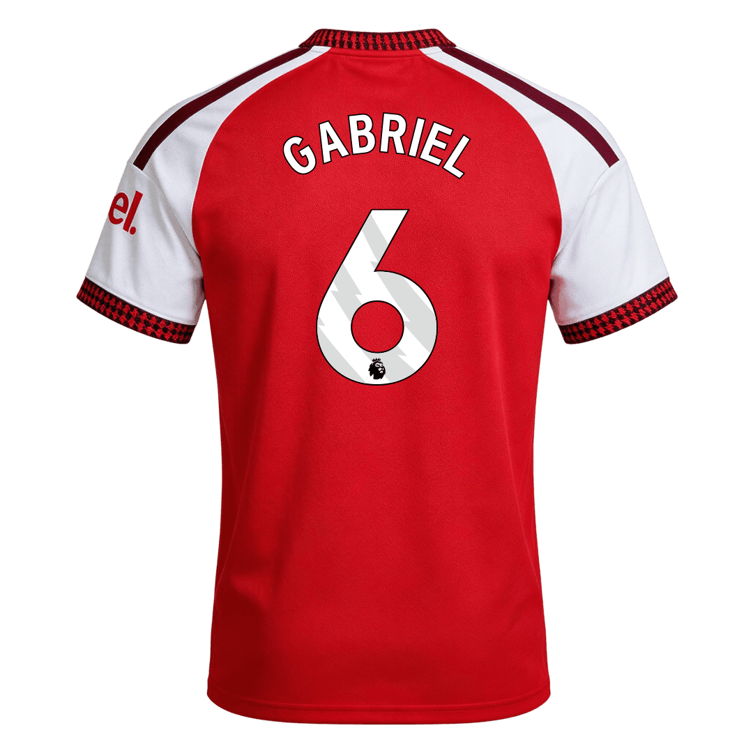 Tricouri Fotbal Arsenal GABRIEL #6 Acasă 2026/27 Authentic