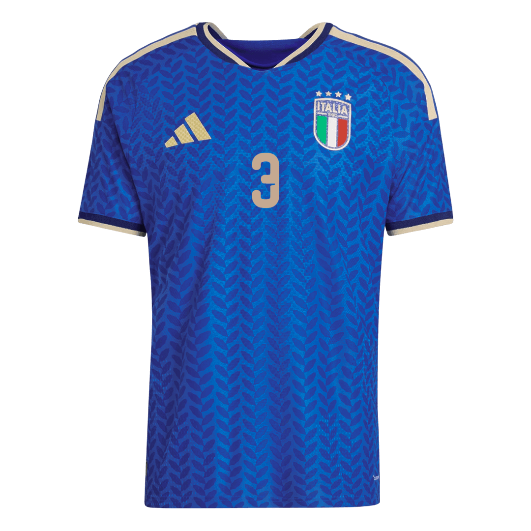 Tricouri Fotbal Italia DIMARCO #3 Acasă Cupa Mondială 2026 Authentic