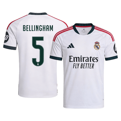 Tricouri Fotbal Real Madrid BELLINGHAM #5 Acasă 2026/27 - Premium