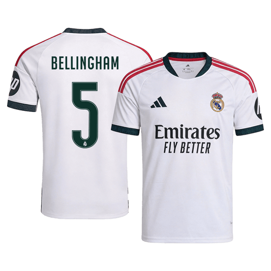 Tricouri Fotbal Real Madrid BELLINGHAM #5 Acasă 2026/27 - Premium