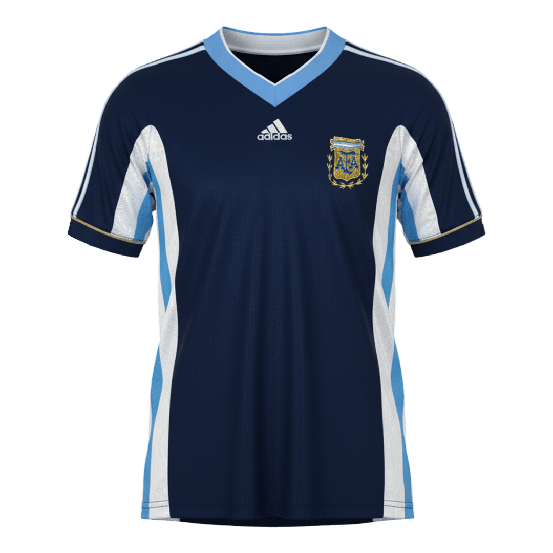Tricouri Fotbal Vintage Argentina Deplasare 1998