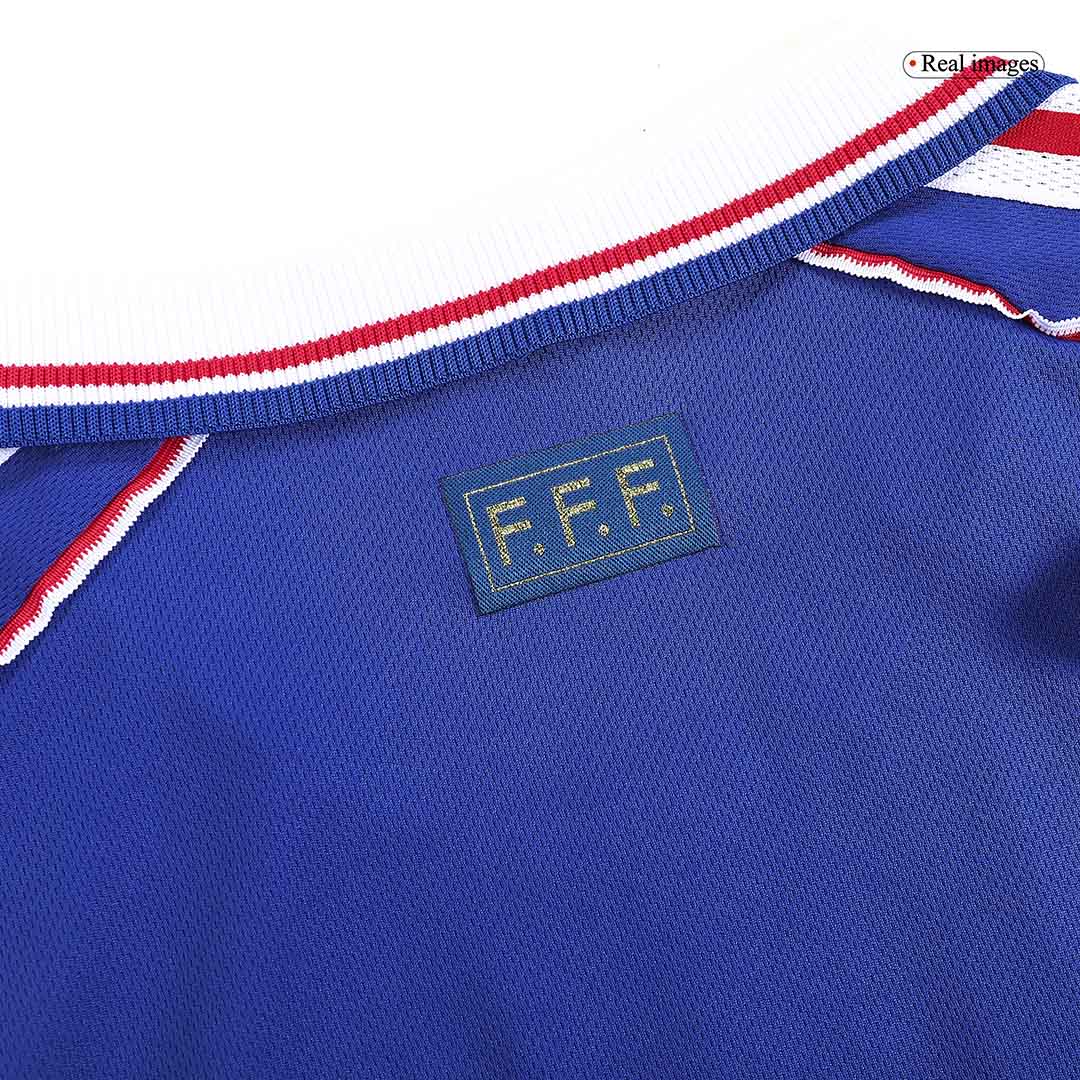 Tricouri Fotbal Vintage Franța HENRY #12 Acasă 1998
