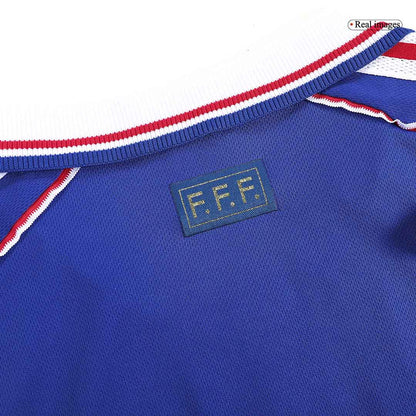 Tricouri Fotbal Vintage Franța HENRY #12 Acasă 1998