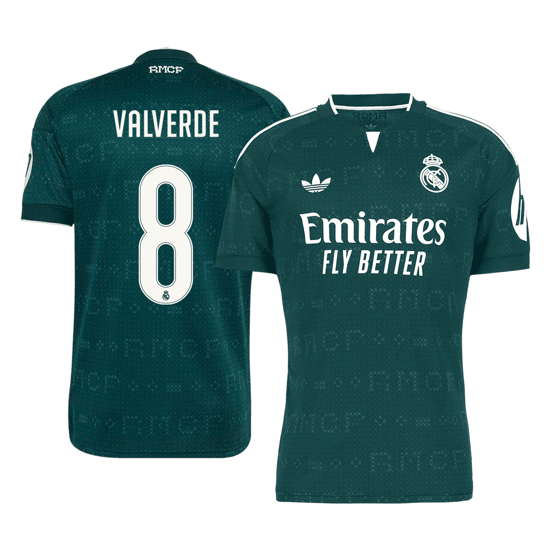 Tricouri Fotbal Real Madrid VALVERDE #8 Deplasare 2026/27