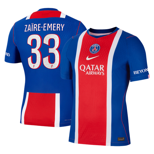 Tricouri Fotbal PSG ZAÏRE-EMERY #33 Acasă 2026/27 Authentic