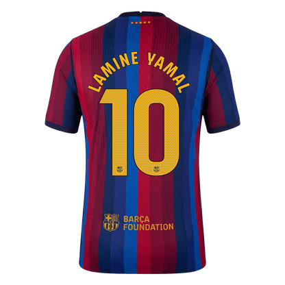 Tricouri Fotbal Barcelona LAMINE YAMAL #10 Acasă 2026/27 Authentic