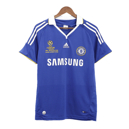 Tricouri Fotbal Vintage Chelsea Acasă 2008 - UCL Final (mărime mare)