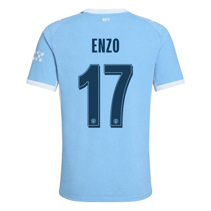 Tricouri Fotbal Manchester City ENZO #17 Acasă 2026/27 Authentic - UCL