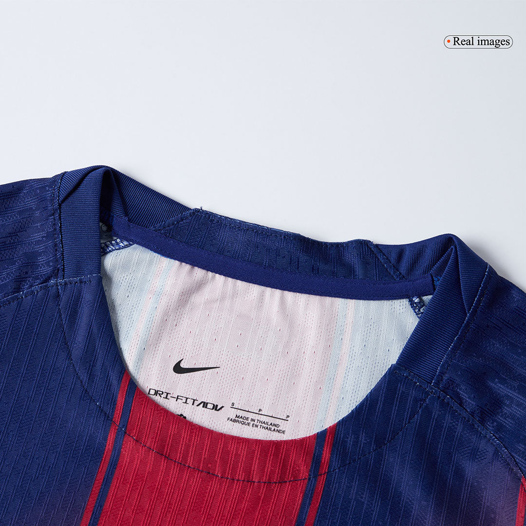 Tricouri Fotbal Barcelona F.DE JONG #21 Acasă 2025/26 Authentic - UCL