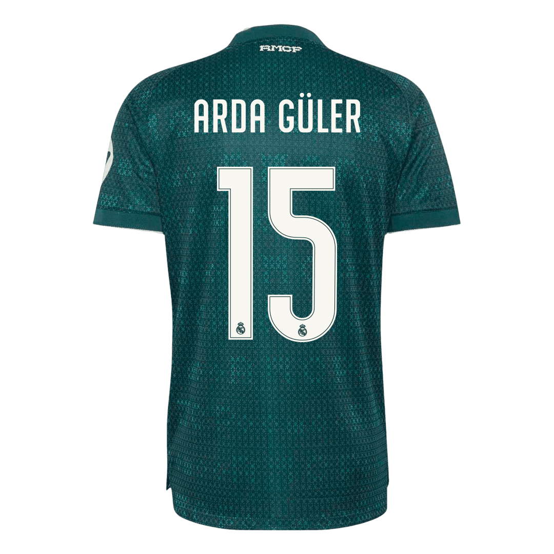 Tricouri Fotbal Real Madrid ARDA GÜLER #15 Deplasare 2026/27 Authentic