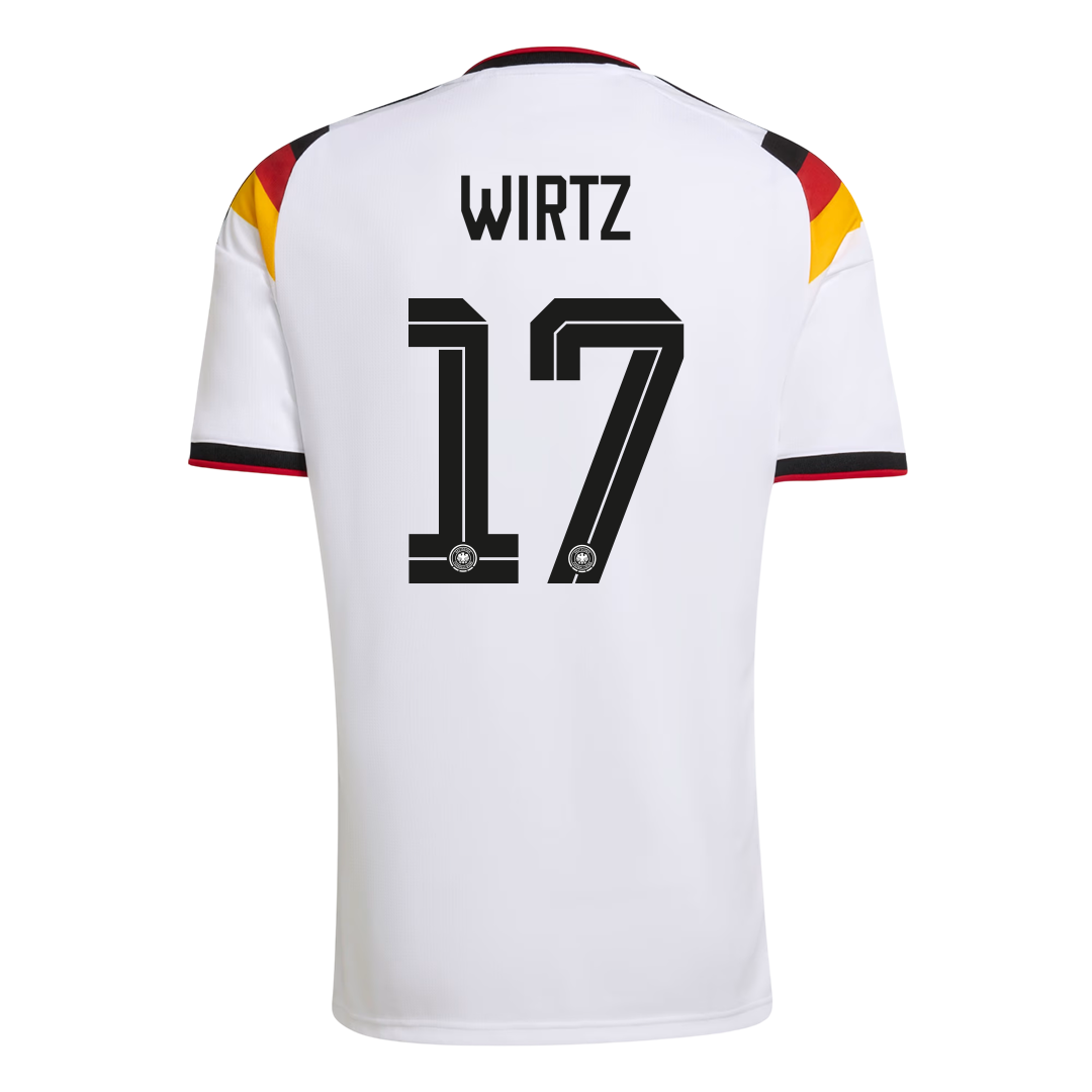 Tricouri Fotbal Germania WIRTZ #17 Acasă Cupa Mondială 2026