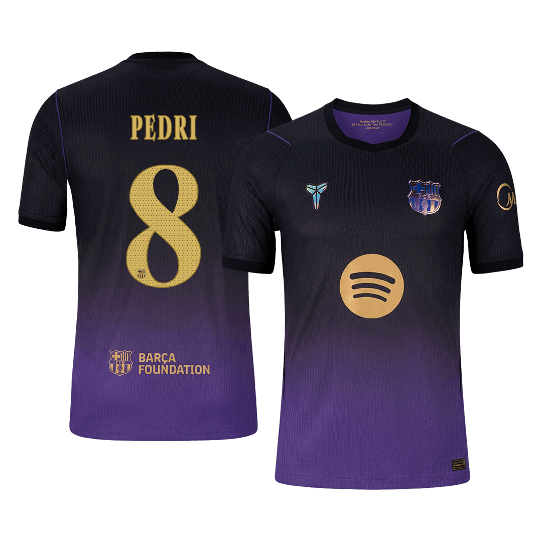 Tricouri Fotbal Barcelona PEDRI #8 Deplasare 2026/27 Authentic - UCL